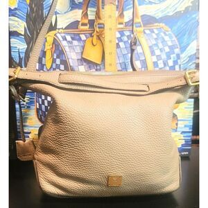 MCM - Two Way Slouchy Pebbled Leather Purse